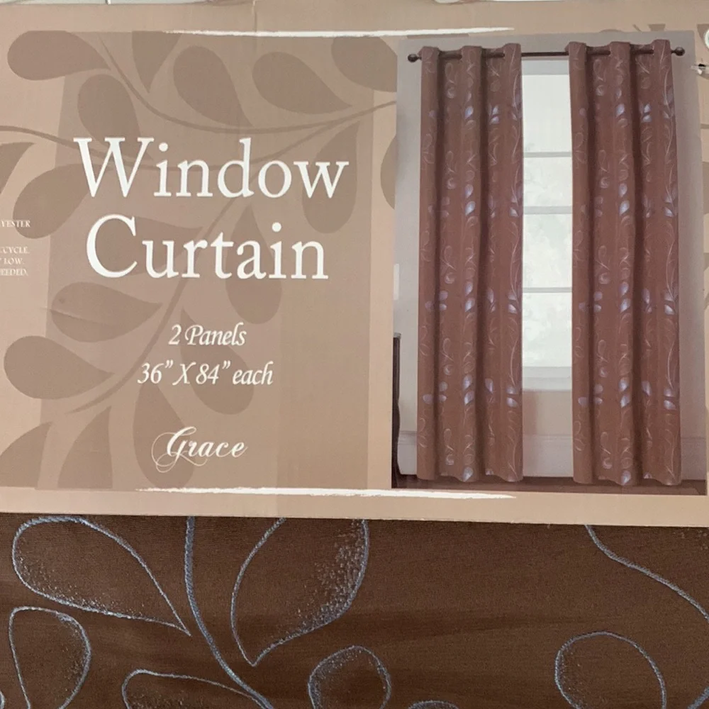 NWT Grace Window Curtain 36*84L